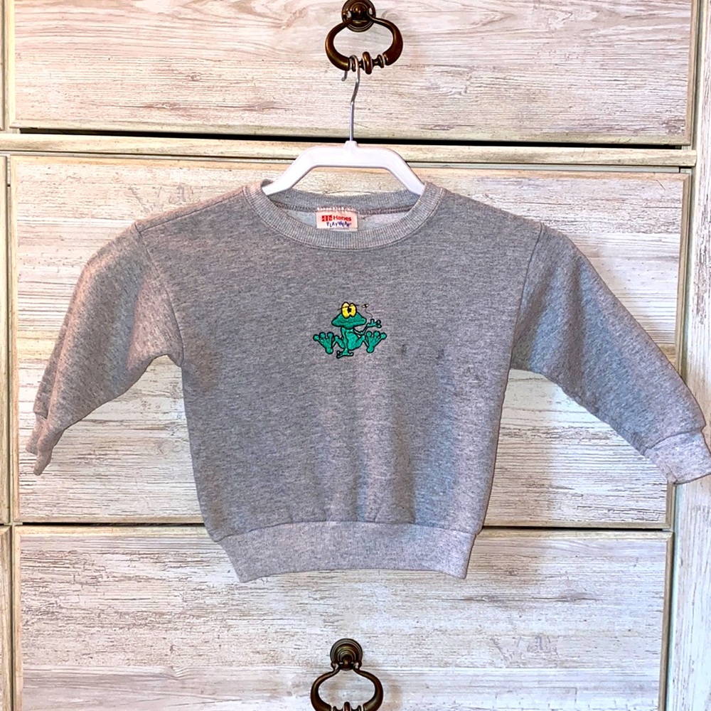 Unisex 4T Frog Crewneck